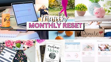 Monthly Reset 💸 Finances, goal setting, healthy habits, plan with me #monthlyreset #planwithme