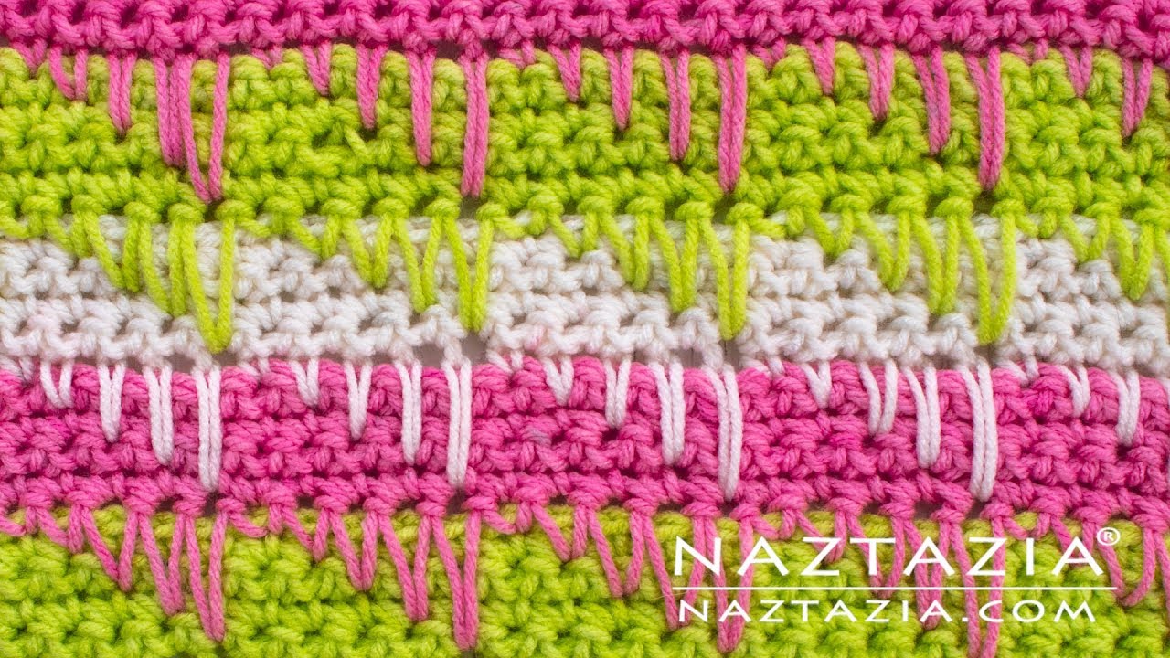 HOW to CROCHET SPIKE STITCH - Stitchorama Collection by Naztazia 