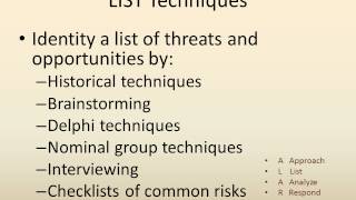 MG408 Ch 7 Risk Mananagement