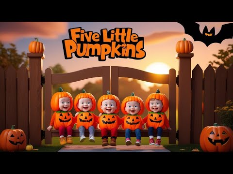 🎃👶🎵 Five Little Pumpkins | Halloween Song for Toddlers | Nursery Rhyme ...