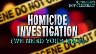 Murder Investigation! Please HELP US Find Her Killer/s Still On The Loose! (Not Clickbait)