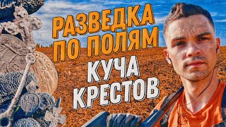 Копоушка. Куча крестов. Поля Воронежской области. Коп с Deus 2.