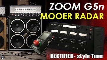 ZOOM G5n & MOOER RADAR Metal Tone: Rectifier-style Tone / Impulse Response