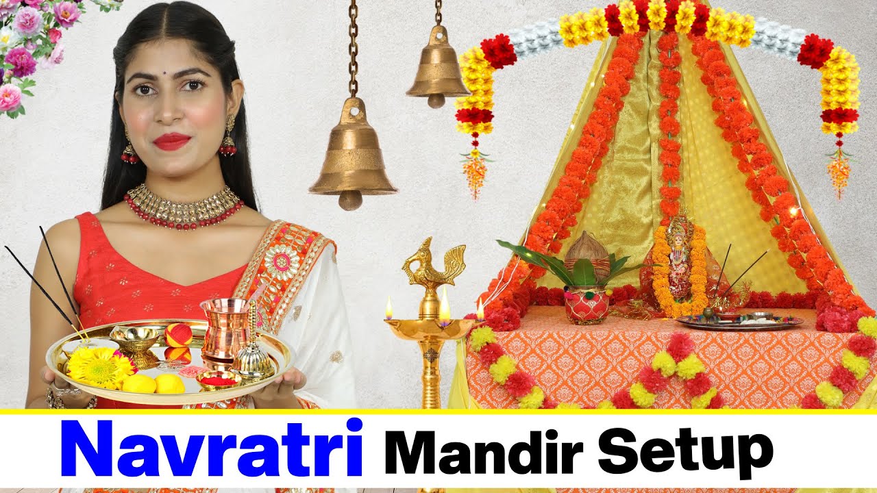 DIY Mandir at Home - Navratri Outfit Ideas | Ethnic Fashion Tips & Tricks | DIYQueen