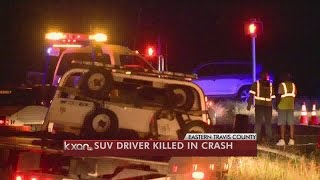 One dead after SUV drives wrong way on SH-71
