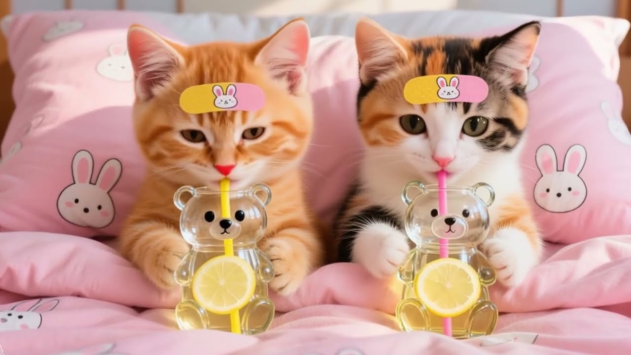 MÈO CON BỊ CẢM LẠNH VÀ MỘT BUỔI LÀM NHÀ BĂNG CÙNG MÈO BỐ ĐẦY THÚ VỊ#cat #funny #cute #hoathinh