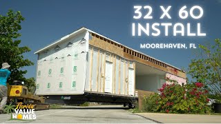 Manufactured Home Install in MooreHaven, FL w/ SPECIAL GUEST | FVH