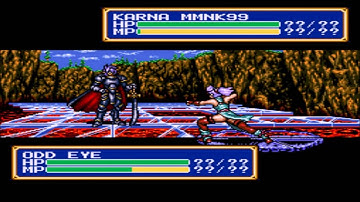 Shining Force II - Karna one shots Odd Eye Lev 99.