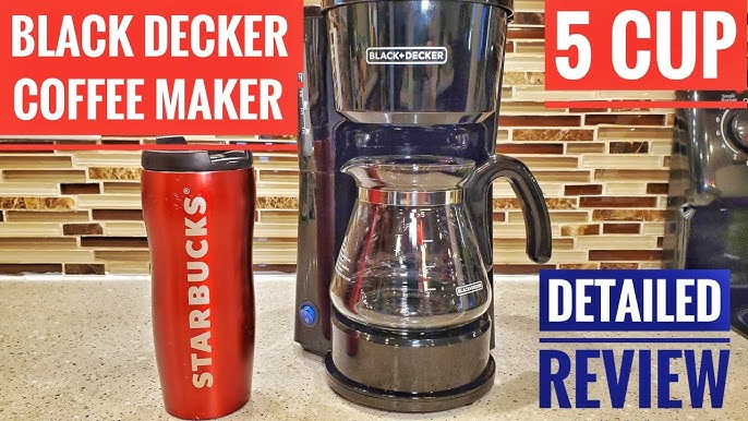 BLACK+DECKER 5-Cup Coffeemaker REVIEW 