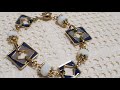 【UVレジン】大人のブレスレット★高級感を出したデザインを目指す！キレイ目レトロアクセサリー/Elegant bracelet