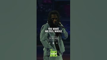 Thumbnail of For My Hand - Burna Boy X Ed-shareen lyrics #afrobeat #lyrics #nigeria #tiktok #lyricoafrica