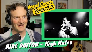 Mike Patton's High Notes? FAITH NO MORE - Vocal Coach REACTS