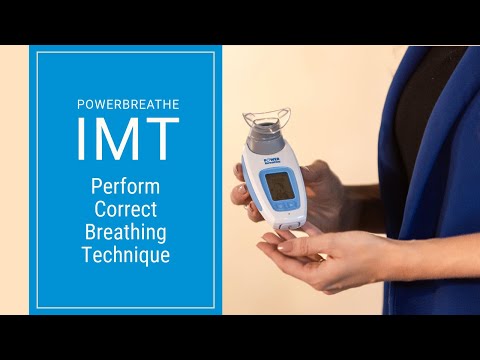 POWERbreathe - Breathing Exercise Device for Lungs, Breathing Trainer and  Therapy Tool to Strengthen Breathing Muscles and Help Lung Capacity,  Inspiratory Muscle Trainer - Blue, Medium Resistance