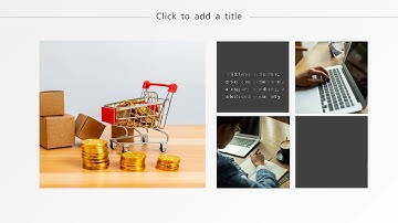 Gray Curve Business PowerPoint Templates