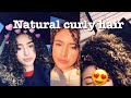 Current curly hair routine (natural curls 😍)