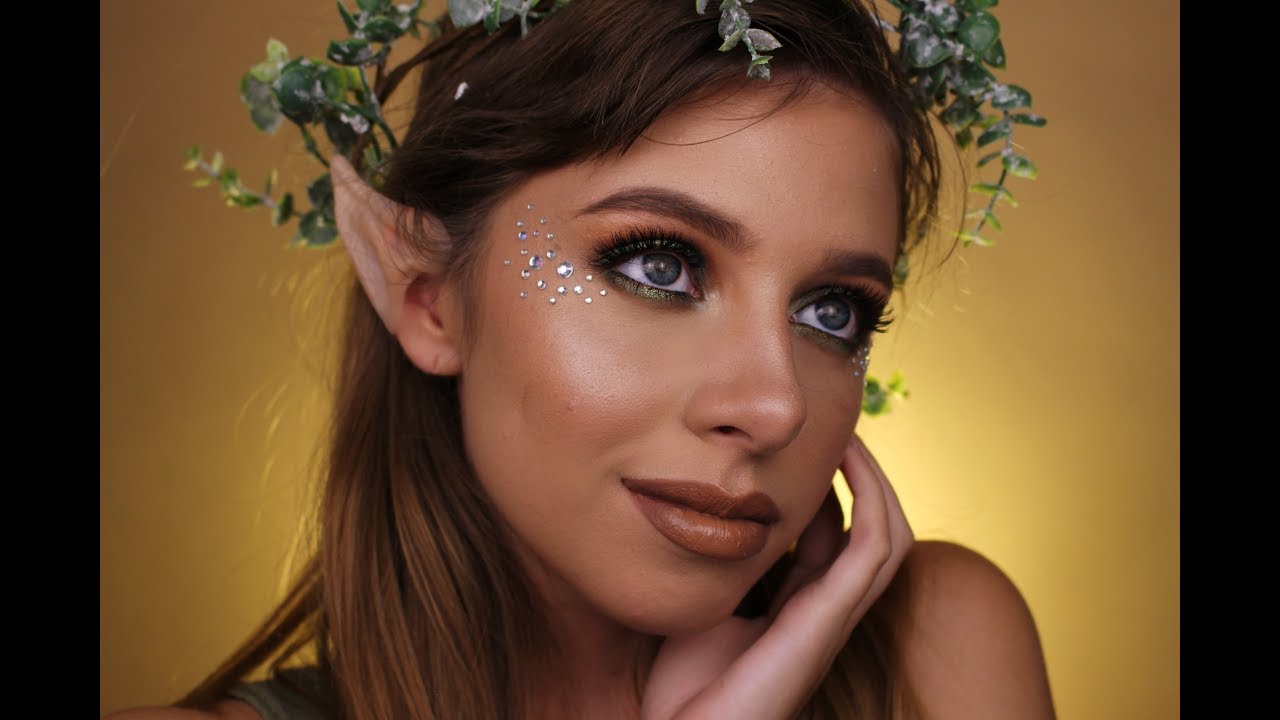 Forest Fairy Makeup Tutorial HALLOWEEN SERIES YouTube