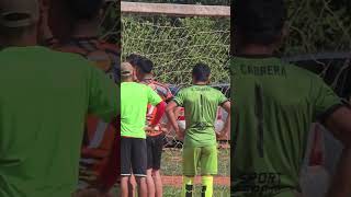 Goal Net Gets Stuck in Footballer’s Teeth in Never-Before-Seen Moment