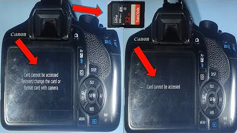 canon 1300d memory card format // canon camera memory card error//