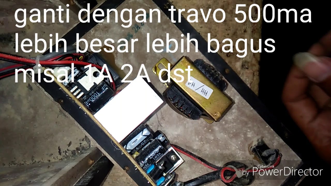 CARA GANTI REGULATOR AC MATIK DENGAN TRAVO