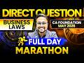Direct Question Full Day Marathon | Business Laws | CA Foundation May 2026 | CA CS Shantam Gupta