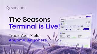 The Seasons Terminal is LIVE! | Seasons Audio Blog
