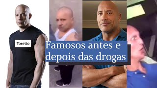 Famosos antes e depois das drogas - TENTE NÃO RIR #11/ #Shorts