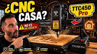He probado una CNC en CASA… y no esperaba esto | TTC450 Pro