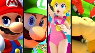 Super Mario Sports ALL INTROS 2005-2016 (Wii U, GC)