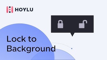 Locking Objects to Background