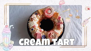 كيكة الأرقام | كيكة الحروف | تارت بالكريمة | Cream Tart