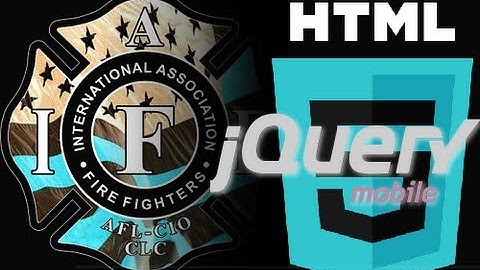 jQuery Mobile Tutorial 3 Fire Fighter SCBA Software Android iPhone HTML5 JavaScript