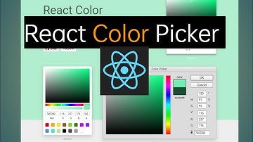 Creating a Color Picker App in REACT Js with react-color package