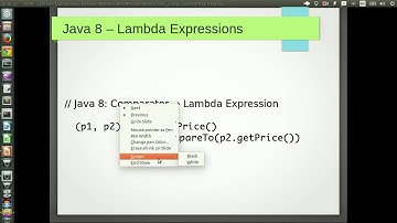 Java 8 Lambda Expressions, Method References and Default Methods 2 / 9