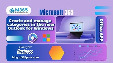 Create and manage categories in the new Outlook for Windows