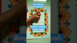 bingkai kaligrafi simple dan bagus#FAGUM # https://youtu.be/I7xtSfM3Cog