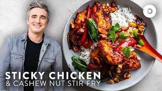 EASY Sticky Chicken Stir Fry!