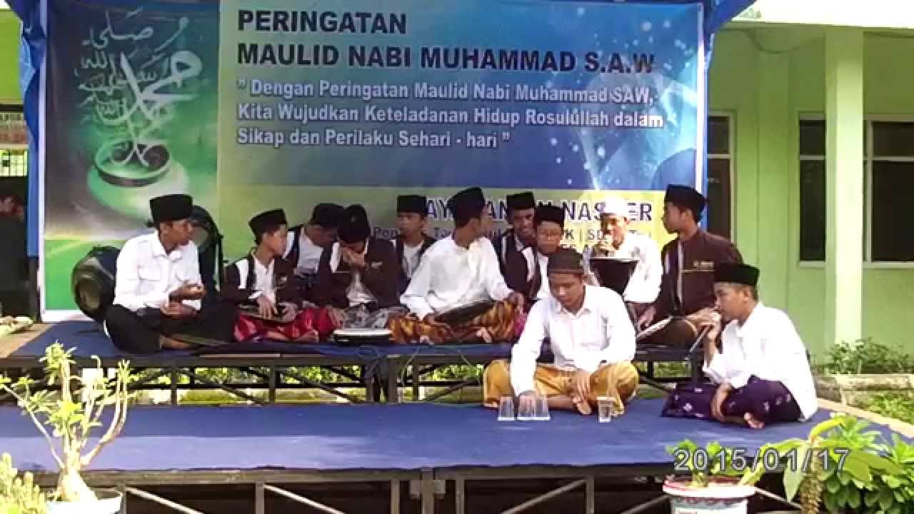 Dahsyaat...Alunan Sholawat Nabi oleh El Ghuroba Pon Pes Tarbiyatul Banin