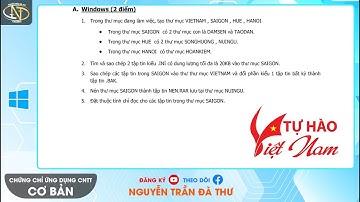 Cơ bản 16.7.2017 Đề 1 Windows | Tìm kiếm theo PHẦN MỞ RỘNG và DUNG LƯỢNG file | CC Ứng dụng CNTT