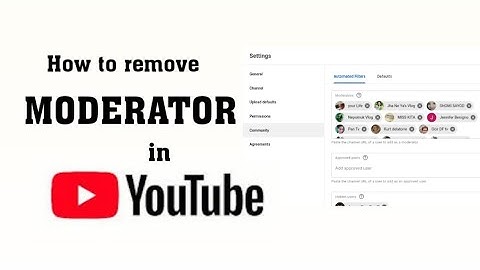 #181 Fast and Easy way to remove Moderator in Youtube using your Android