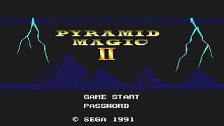Pyramid Magic II - Sega Genesis - Start Up