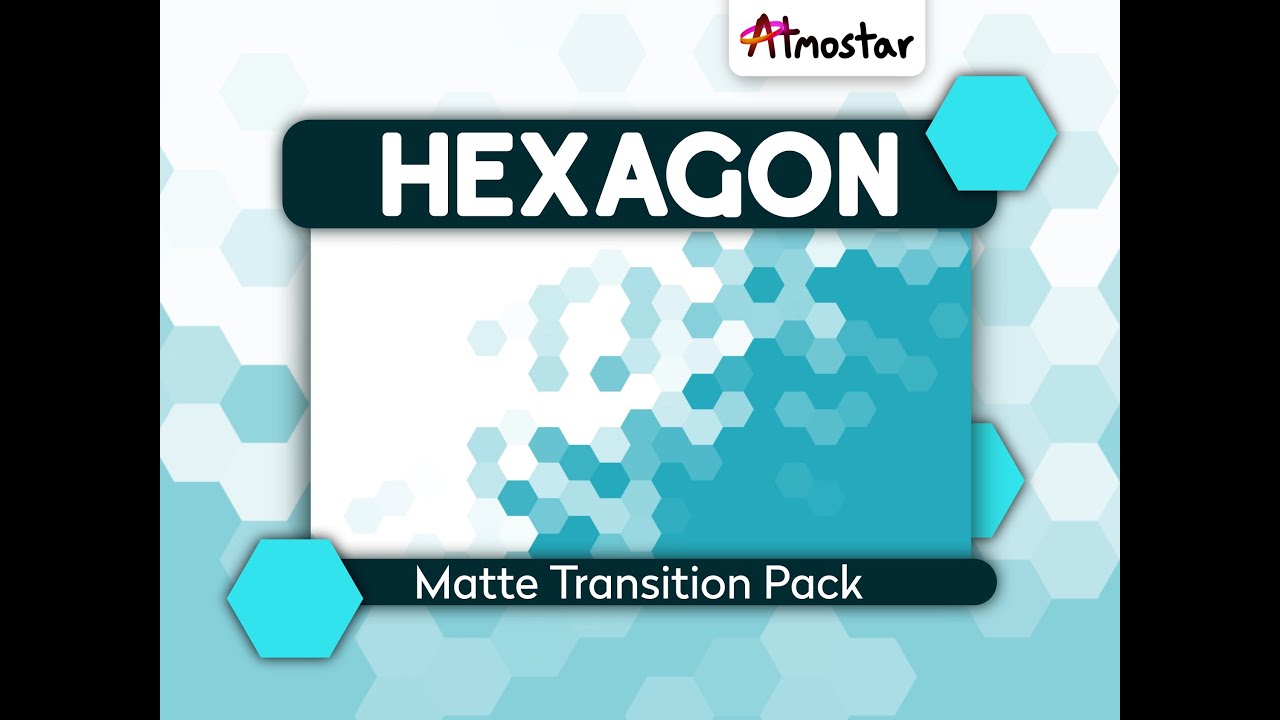 Cyber Hexagon Matte Transitions - Pack of Animated Futuristic Tech Transitions