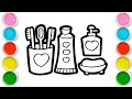 Dental Care Set Drawing, Painting & Coloring For Kids and Toddlers_ Kids Art