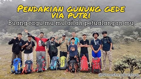 Pendakian Gunung Gede Pangrango Via Putri