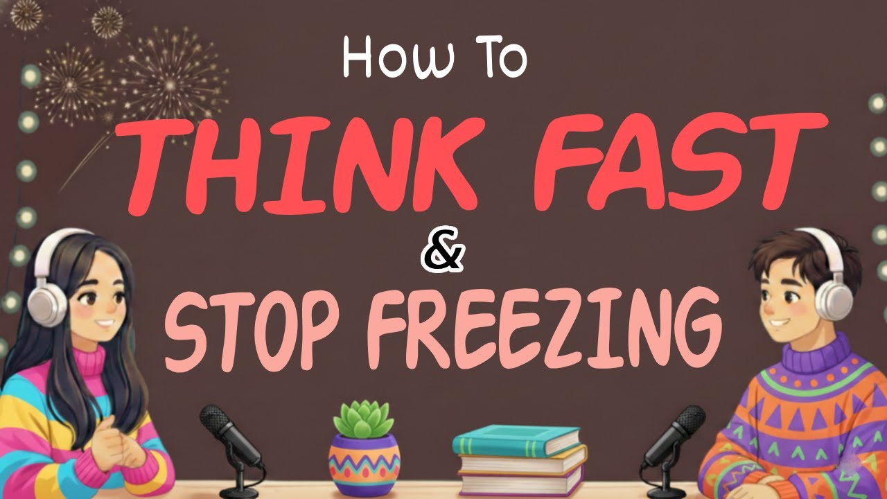 How to Think Fast & Stop Freezing in English