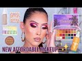 TESTING A FULL FACE OF AFFORDABLE MAKEUP| MAKEUP REVOLUTION, COLOURPOP, RIMMEL & MORE