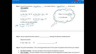 Math 111 - The Simplex Method (Part 2)