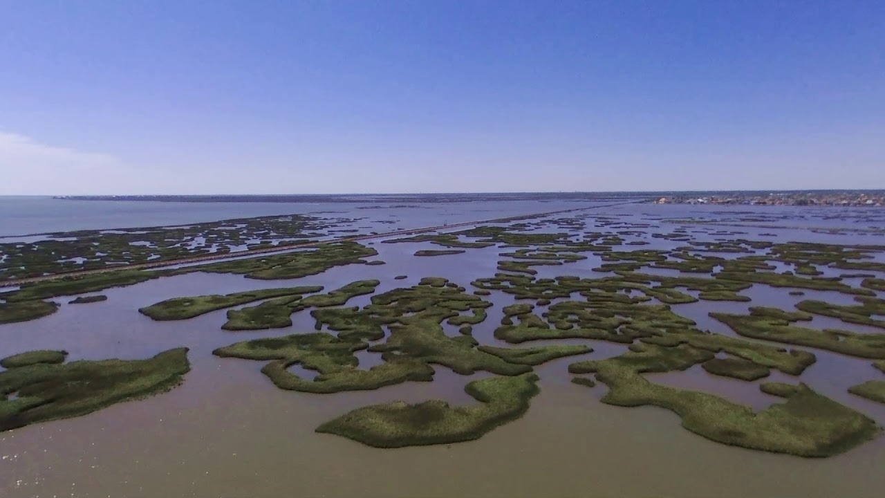Drone Galveston Bay at IH45, La Marque, Texas YouTube