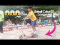 Belajar Main scooter sekali coba langsung bisa 😱😱😱‼️#mainscooter #bermainscooter #scooter