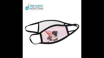 How to print a Sublimation Face Mask with Black Trim