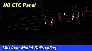 HO Model Railroad CTC Panel